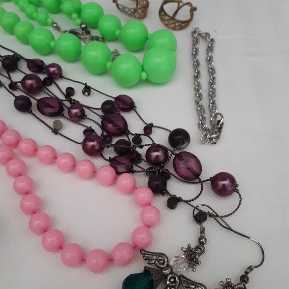 Craft Junk Repurpose Upcycle Jewelry Lot - Picture 5 of 15